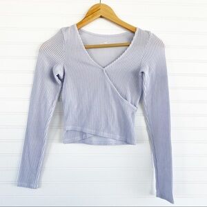 Hollister long sleeve ribbed blouse Size XS